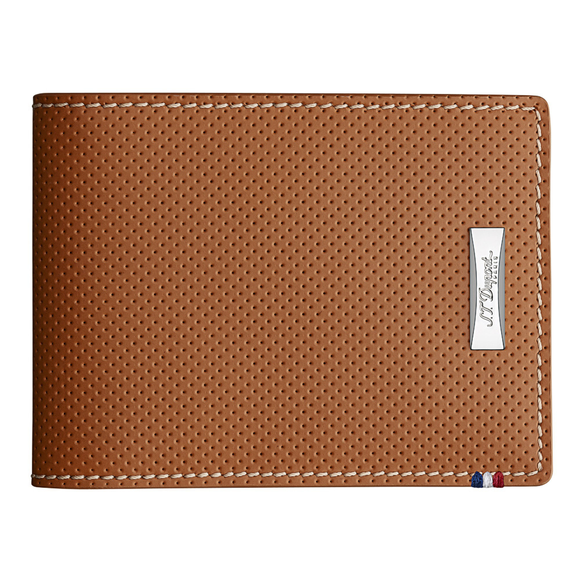 6 credit cards holder, Perforated Leather