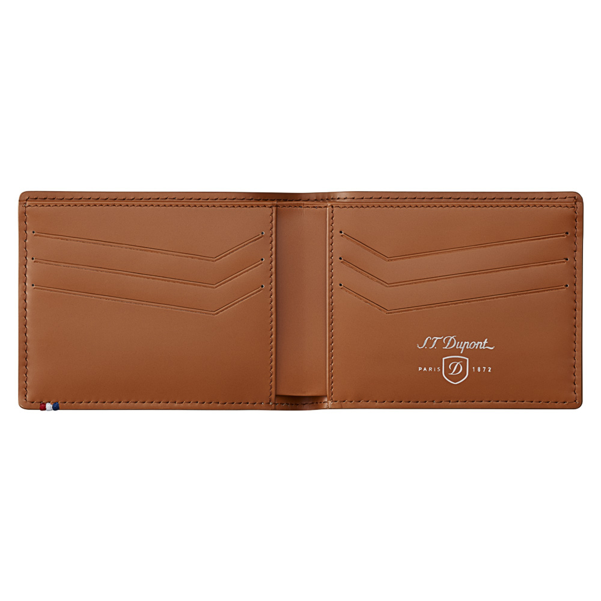 6 credit cards holder, Perforated Leather - Image 2