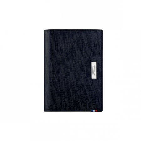 Zippered Long wallet 13 credit cards with zippered coin purse, Contraste leather