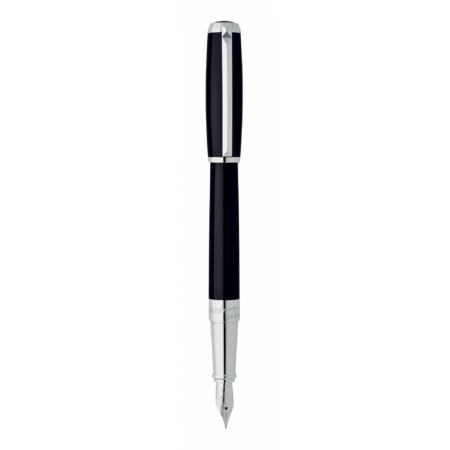 Palladium finish Natural Lacquer fountain pen