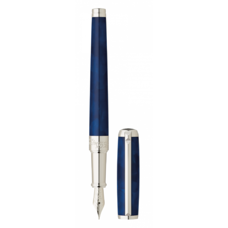 Palladium finish Natural Lacquer fountain pen