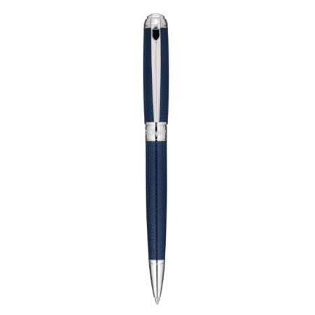 Ball Point Medium guilloche under blue lacquer