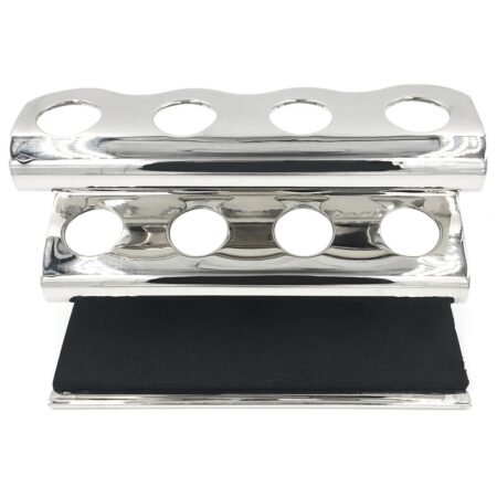 Deluxe Chrome Safety Razor Caddy