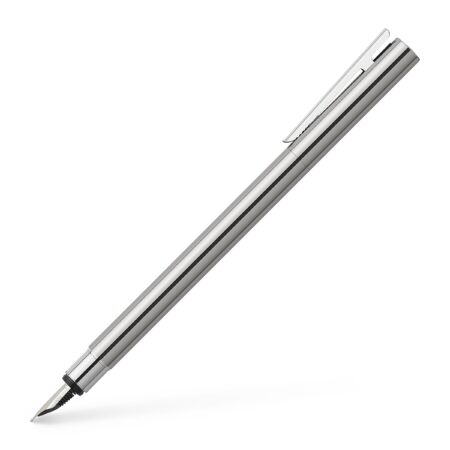 NEO Slim Fountain Pen, Polished Stainless Steel - Extra Fine - #342002