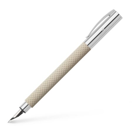 Ambition Fountain Pen, OpArt White Sand - Fine - #149621