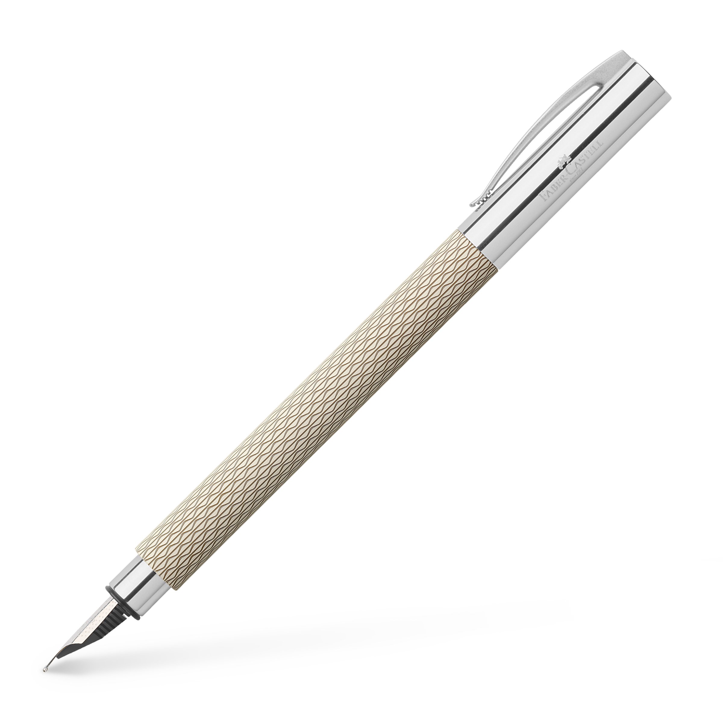 Ambition Fountain Pen, OpArt White Sand - Fine - #149621
