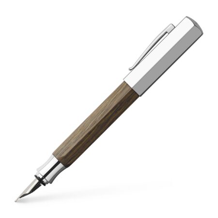 Ondoro Fountain Pen, Smoked Oak Wood - Fine - #147581