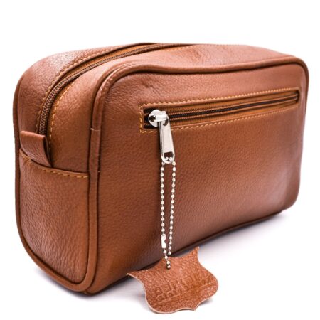 TBSADDLE Leather Toiletry Bag