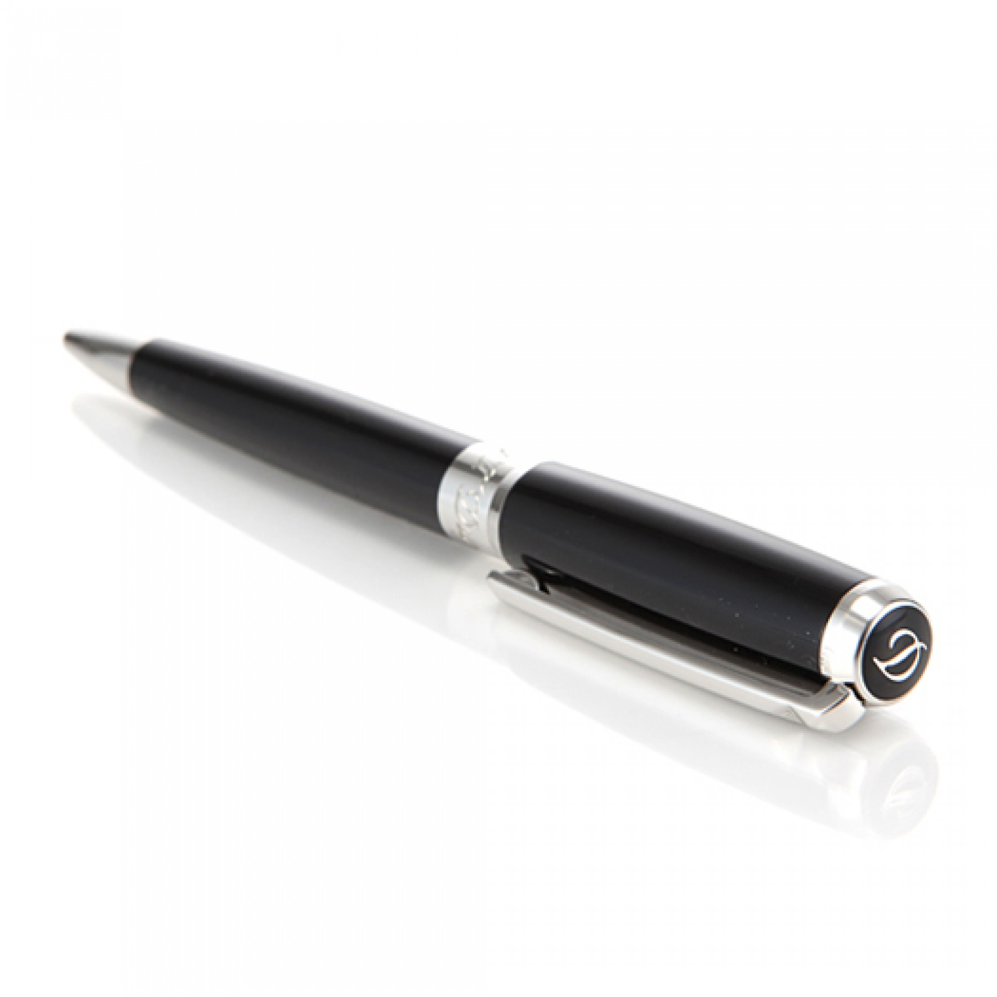 Palladium finish Natural Lacquer ballpoint pen - Image 3