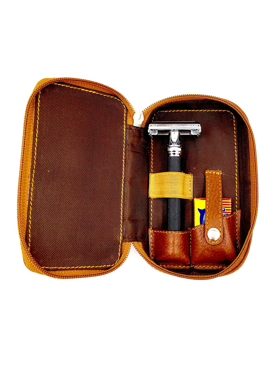 LP4 Leather Safety Razor Travel Case - Image 2