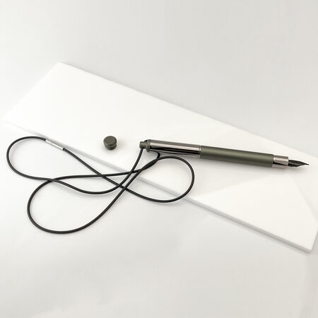 MONTEVERDE USA® RITMA SPECIAL COLLECTIBLE EDITION CONVERTIBLE POCKET-NECK FOUNTAIN PEN OLIVE GREEN