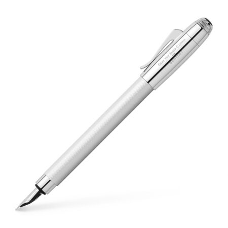 Fountain pen Bentley White Satin F