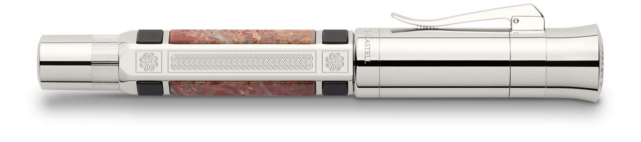 Fountain pen, Pen of the Year 2014 platinum-plated, Medium - Image 2