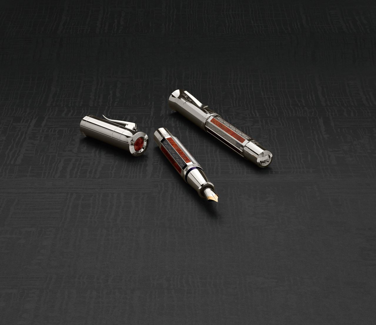 Fountain pen Pen of the Year 2017 platinum-plated, Medium - Image 4