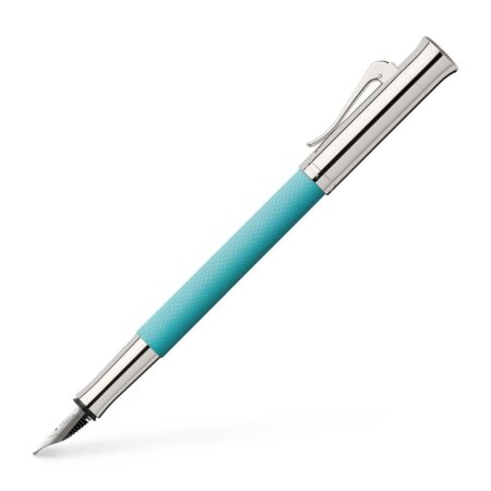 Fountain pen Guilloche Turquoise F
