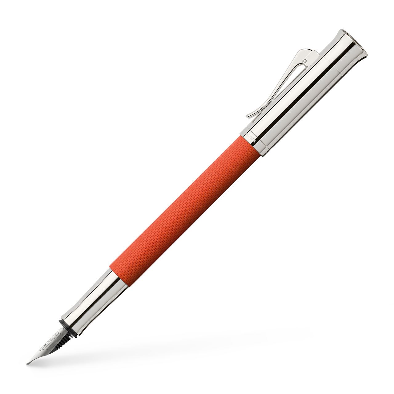 Fountain pen Guilloche Burned Orange EF