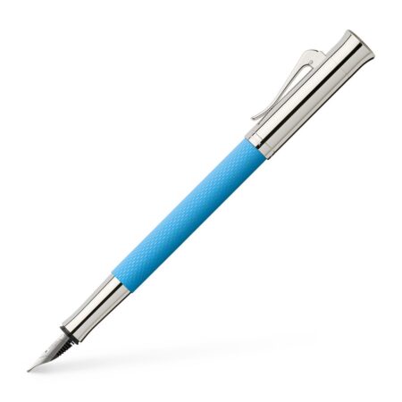 Fountain pen Guilloche Gulf Blue M