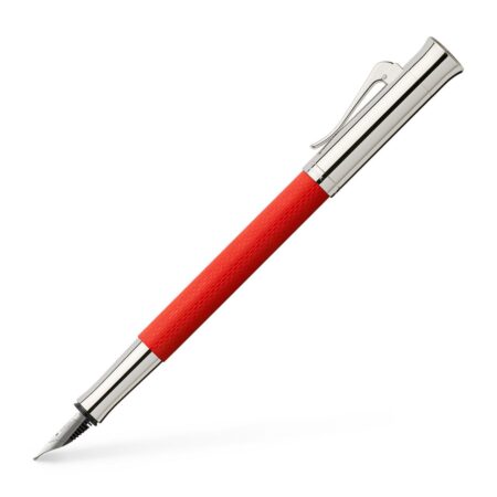 Fountain pen Guilloche India Red B