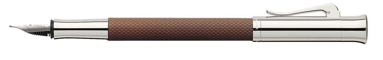 Fountain pen Guilloche Cognac Extra Fine - Image 2