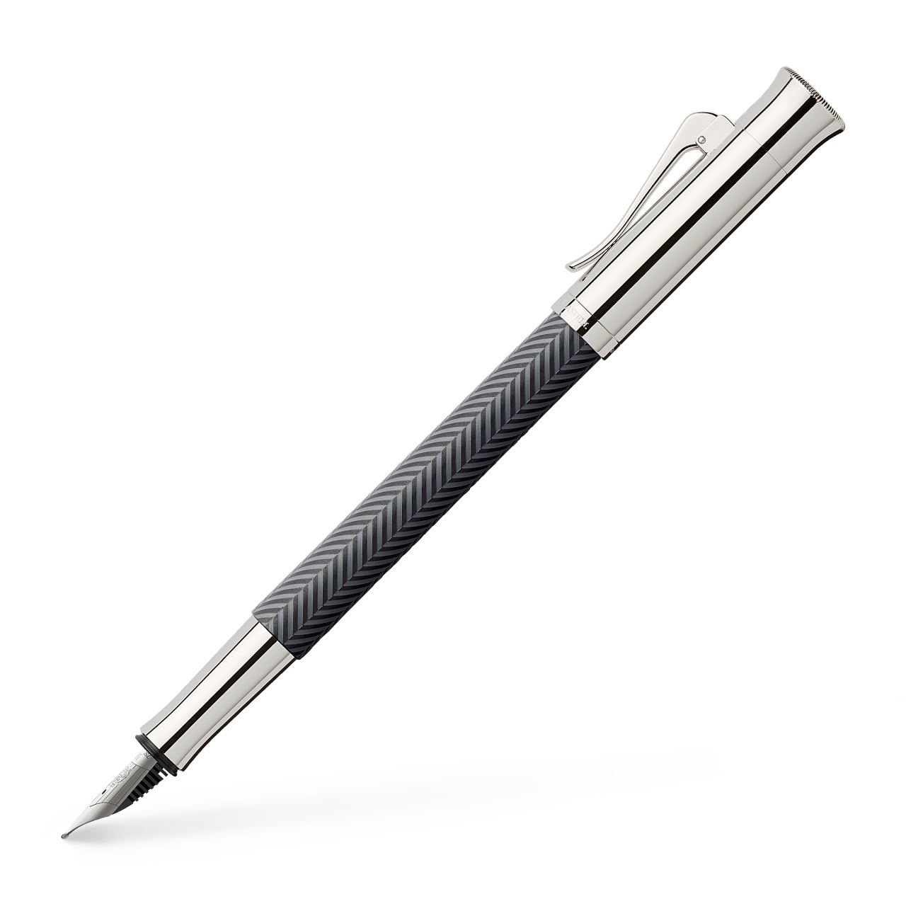 Fountain pen Guilloche Ciselé Anthracite EF