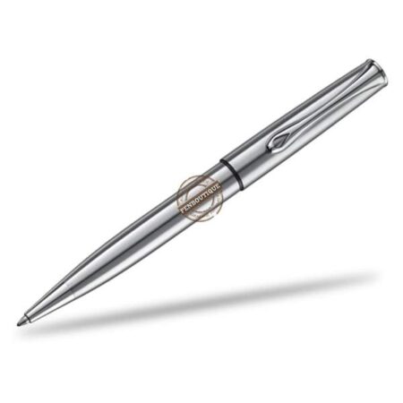 Diplomat Esteem Ballpoint Pen - Matt Chrome