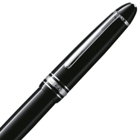 MontBlanc Meisterstuck Rollerball Pen - Black - Platinum Trim - LeGrand
