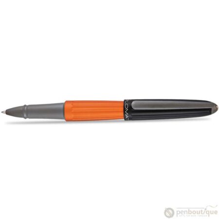 Diplomat Aero Rollerball Pen - Black/Orange