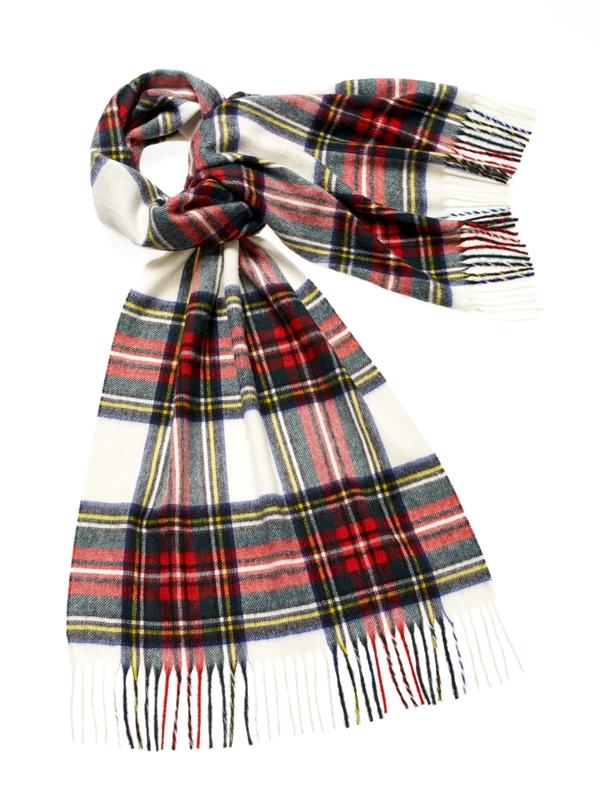 Tartan Wide 10" Dress Stewart Scarf - Image 2