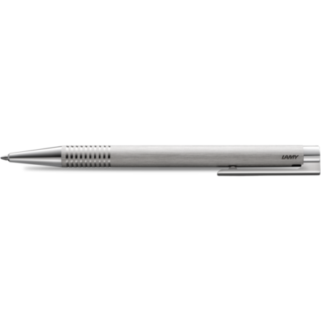 Lamy Logo Ballpoint Pen - Brushed Stainless Steel
