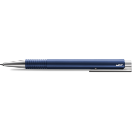 Lamy Logo M+ Blue Glossy Ballpoint Pen