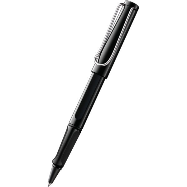 Lamy Safari Shiny Black Rollerball Pen - Image 6