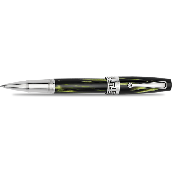 Montegrappa Extra 1930 Celluloid Rollerball Pen-Bamboo Black