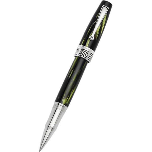 Montegrappa Extra 1930 Celluloid Rollerball Pen-Bamboo Black - Image 3
