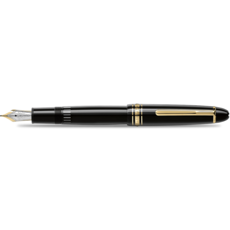Montblanc Meisterstuck Fountain Pen - Black - Gold Trim - LeGrand - 146