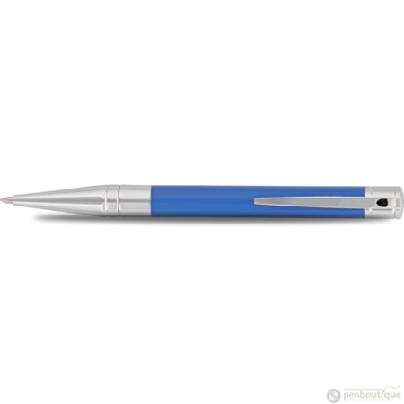 S T Dupont D-Initial Ballpoint Pen - Electric Blue