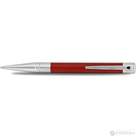 S T Dupont D-Initial Ballpoint Pen - Scarlet Red