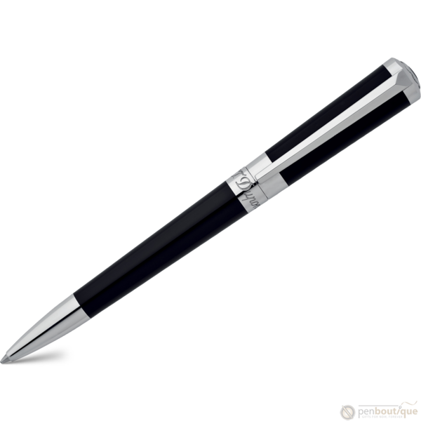 S T Dupont Liberte Black Lacquer Ballpoint Pen - Image 2