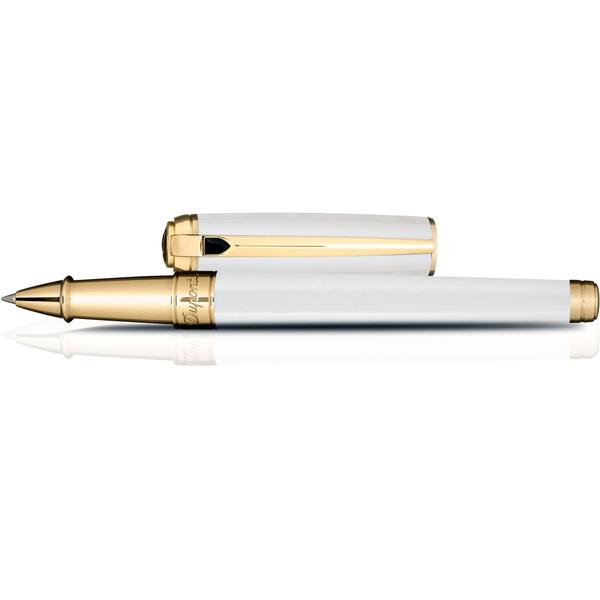 S T Dupont Line D Rollerball Pen - Pearl White - Image 2