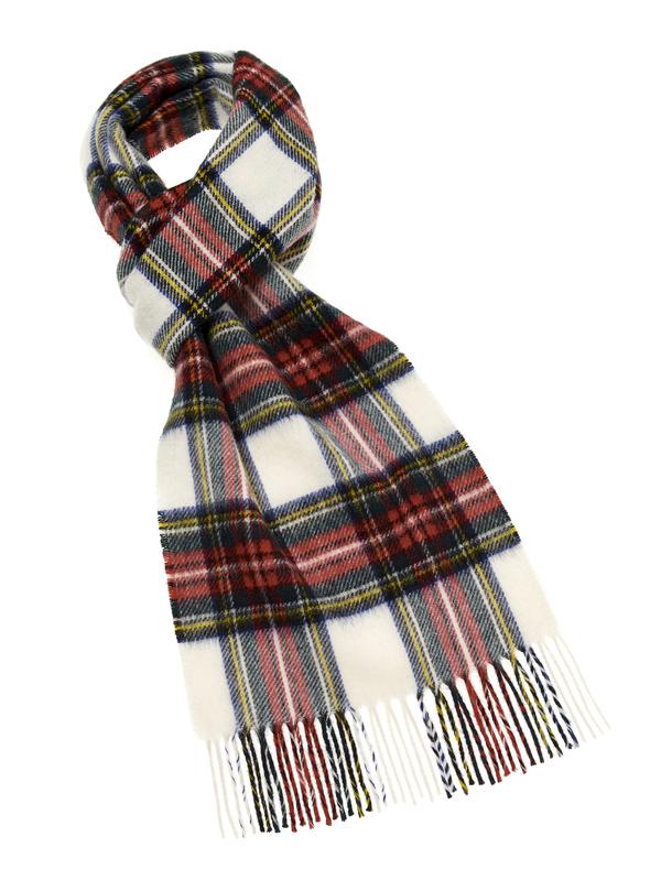 Tartan Wide 10" Dress Stewart Scarf