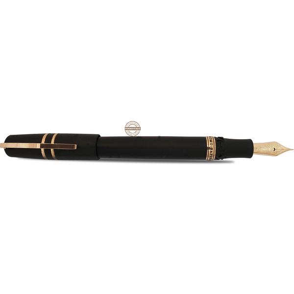 Visconti Homo Sapiens Fountain Pen – Volcano Lava Black – Bronze Trim - Image 2