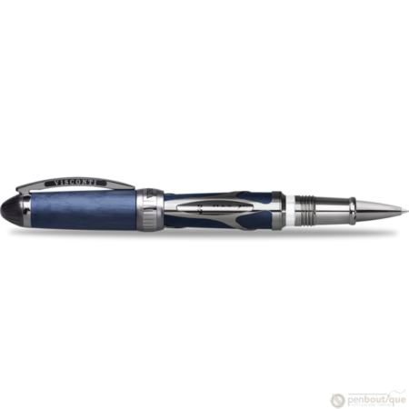 Visconti Torpedo Rollerball Pen - Cobalt Blue - Ruthenium Plated (Limited Edition)