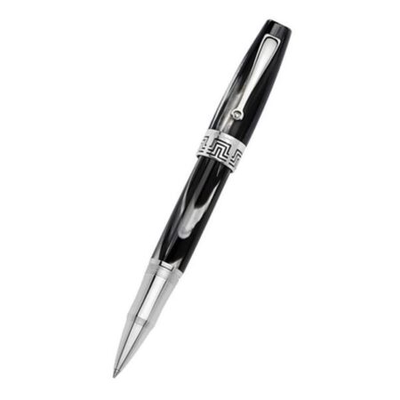 Montegrappa Extra 1930 Celluloid Rollerball Pen-Black & White