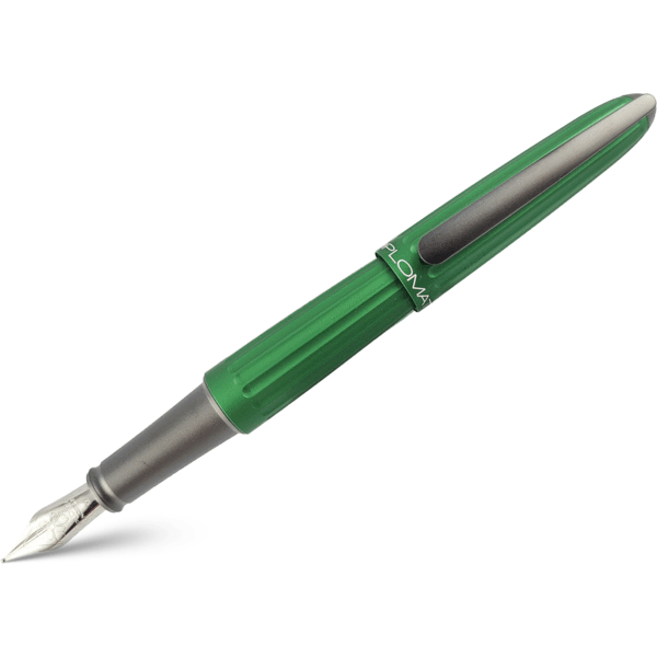 Diplomat Aero Fountain Pen - Green - Steel Nib
