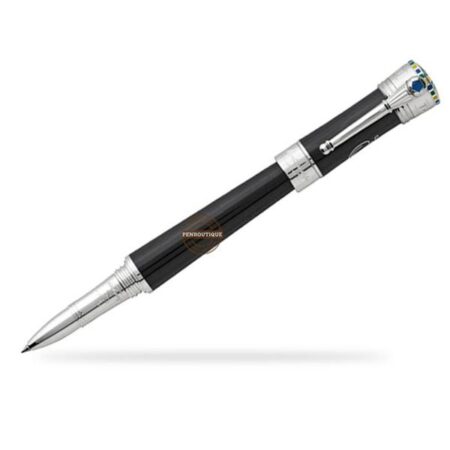 Montegrappa Icons Pele Limited Edition P-10 Sterling Silver Rollerball Pen