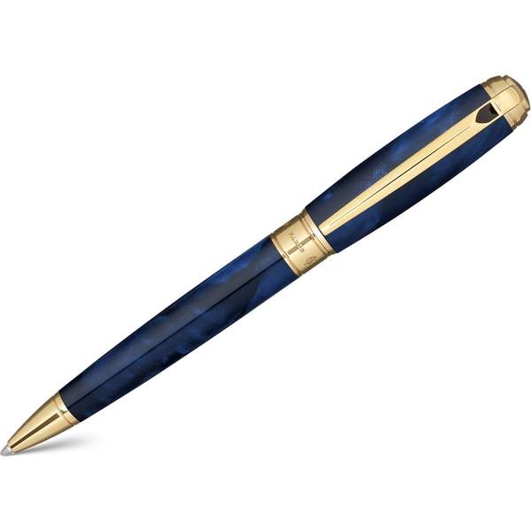 S T Dupont Atelier Line D Ballpoint Pen - Blue - Large - Image 2