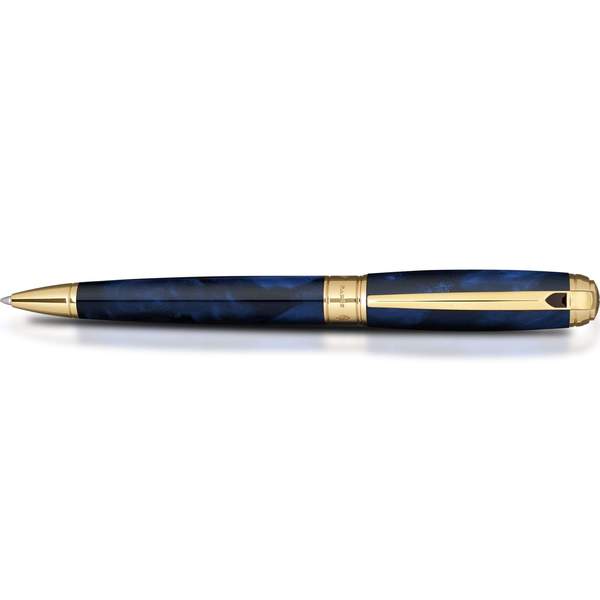 S T Dupont Atelier Line D Ballpoint Pen - Blue - Large