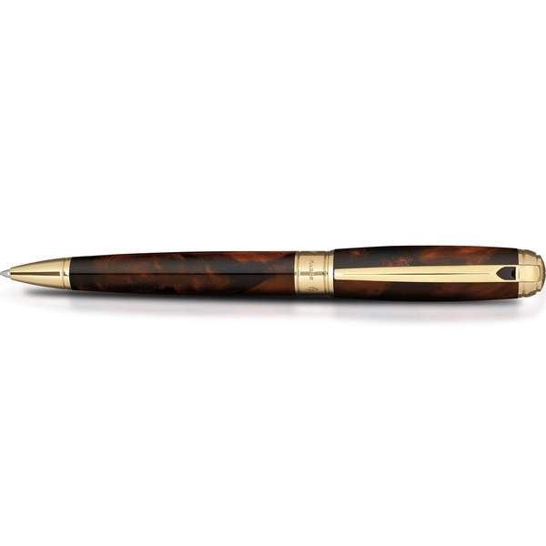 S T Dupont Atelier Line D Ballpoint Pen - Brown - Large - Image 2