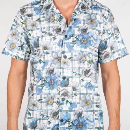 Patterned Shirt With Short Sleeve