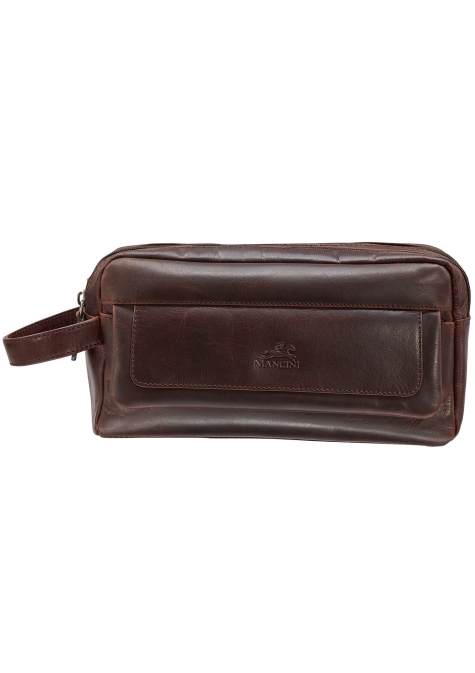 Double Compartment Top Zipper Toiletry Kit