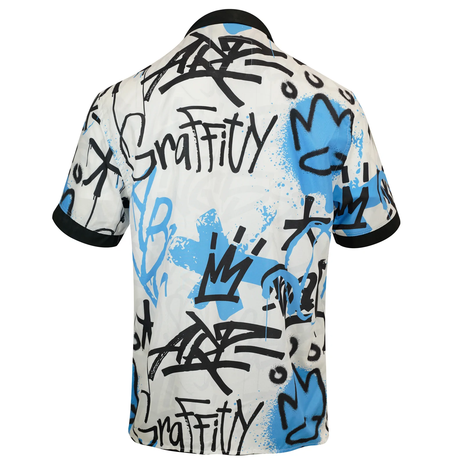 Men's Weekend Shirt | Graffiti Blue - Image 3